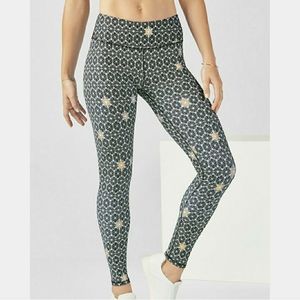 Fabletics Mid-Rise Printed Powerhold Legging NWT